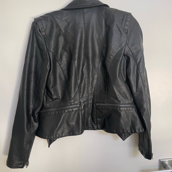 Blank NYC vegan black leather jacket size small - Picture 5 of 7